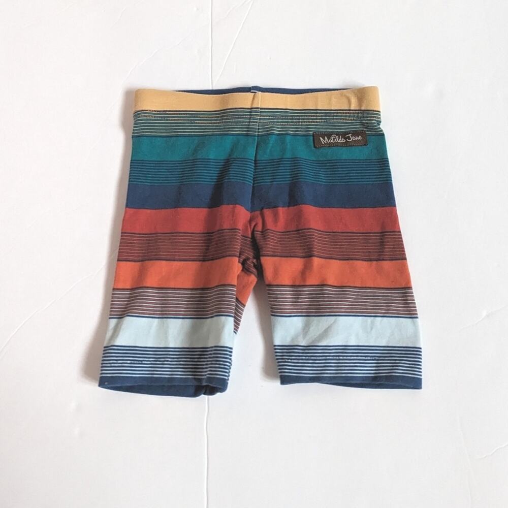 Matilda Jane Girls 2 Bike Shorts Stripes Casual Basic